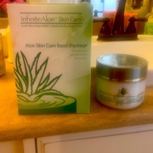 Infinite aloe skin care.  Aloe skins care basics.
